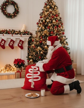 Bolsa para regalo navideña Bau Hausen