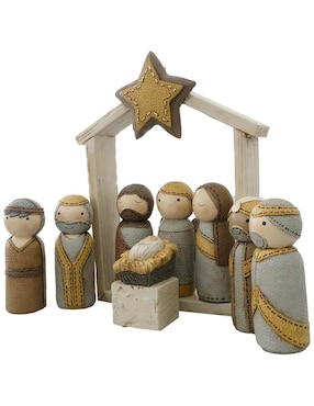 Nacimiento Navidad Running Decora de resina