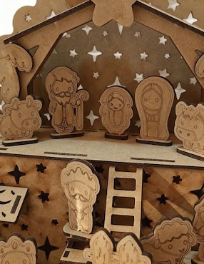 Set de figura decorativa de nacimiento Navidad Mastercut