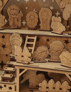 Set de figura decorativa de nacimiento Navidad Mastercut