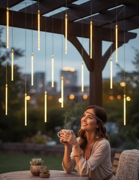 Serie led CM-TOP Tira de Luces Led Tipo Lluvia con 8 Tubos SDD131
con 8 focos