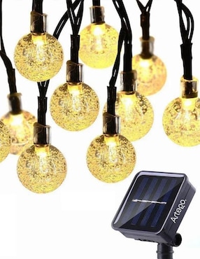 Set luces LED Artego Solar con 100 focos
