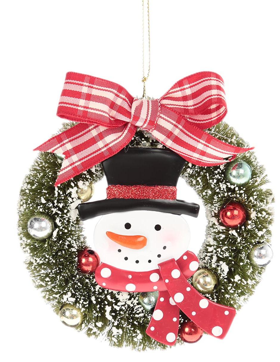 Ornamento navidad muñeco de nieve 1