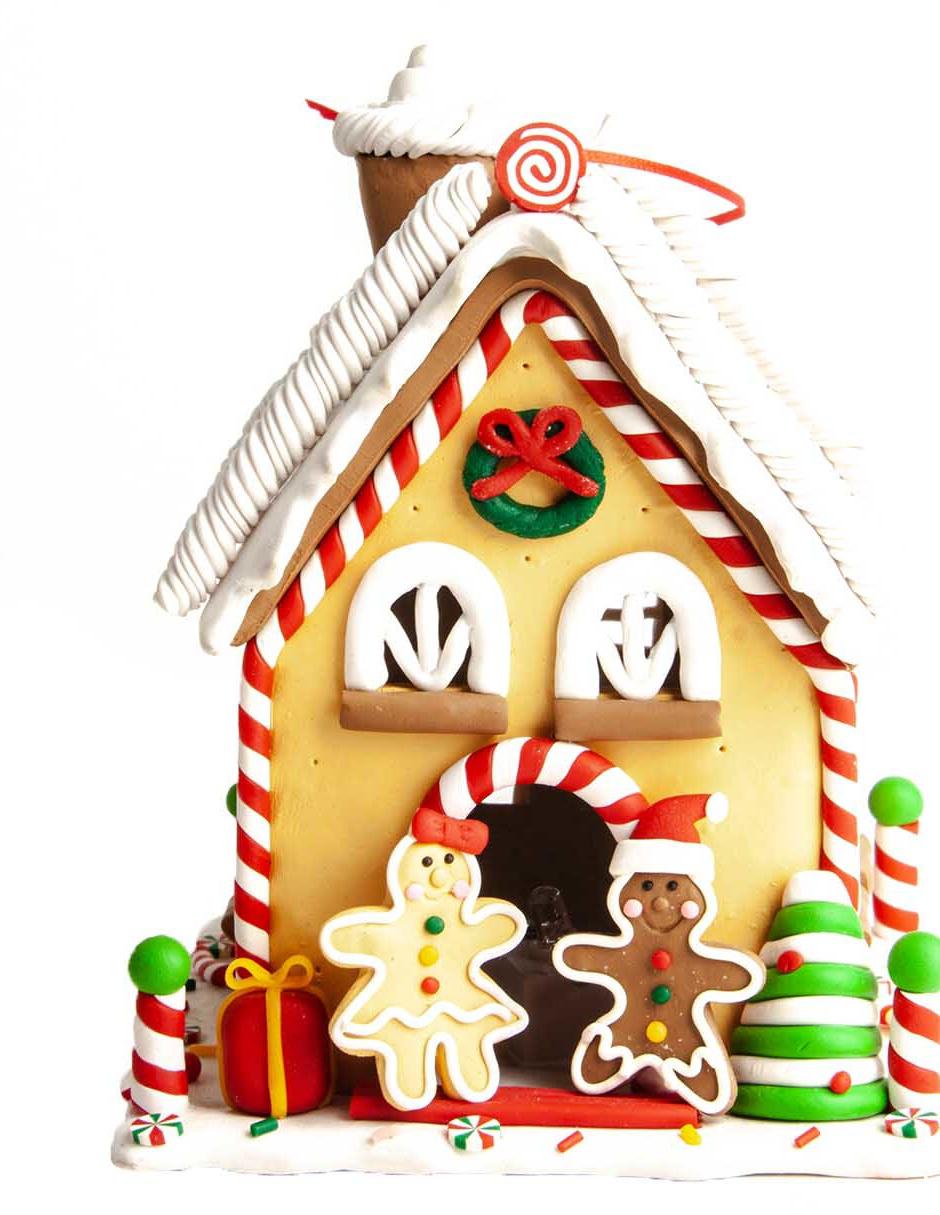 Adorno Navideño Casa de jengibre 2