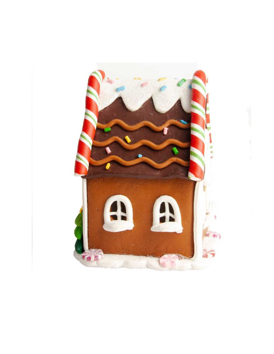 Figura decorativa Casa de jengibre 4