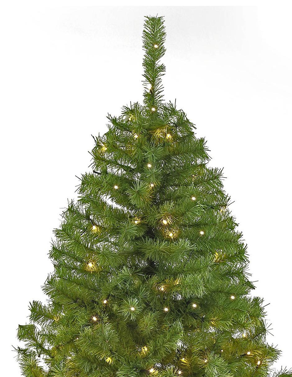 Árbol de Navidad Canadiense con luces 2
