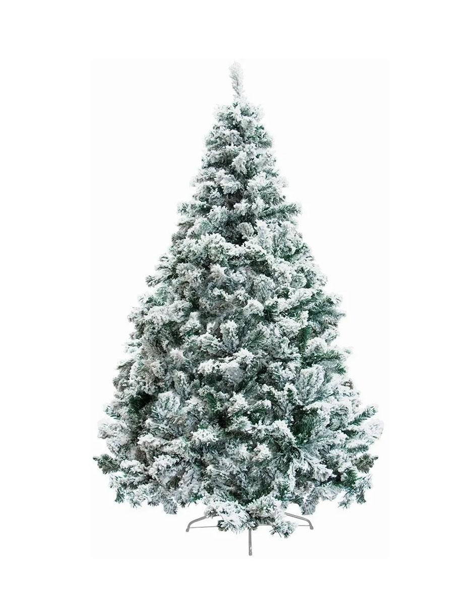 Árbol de Navidad Nevado Escarchado Frondoso 1