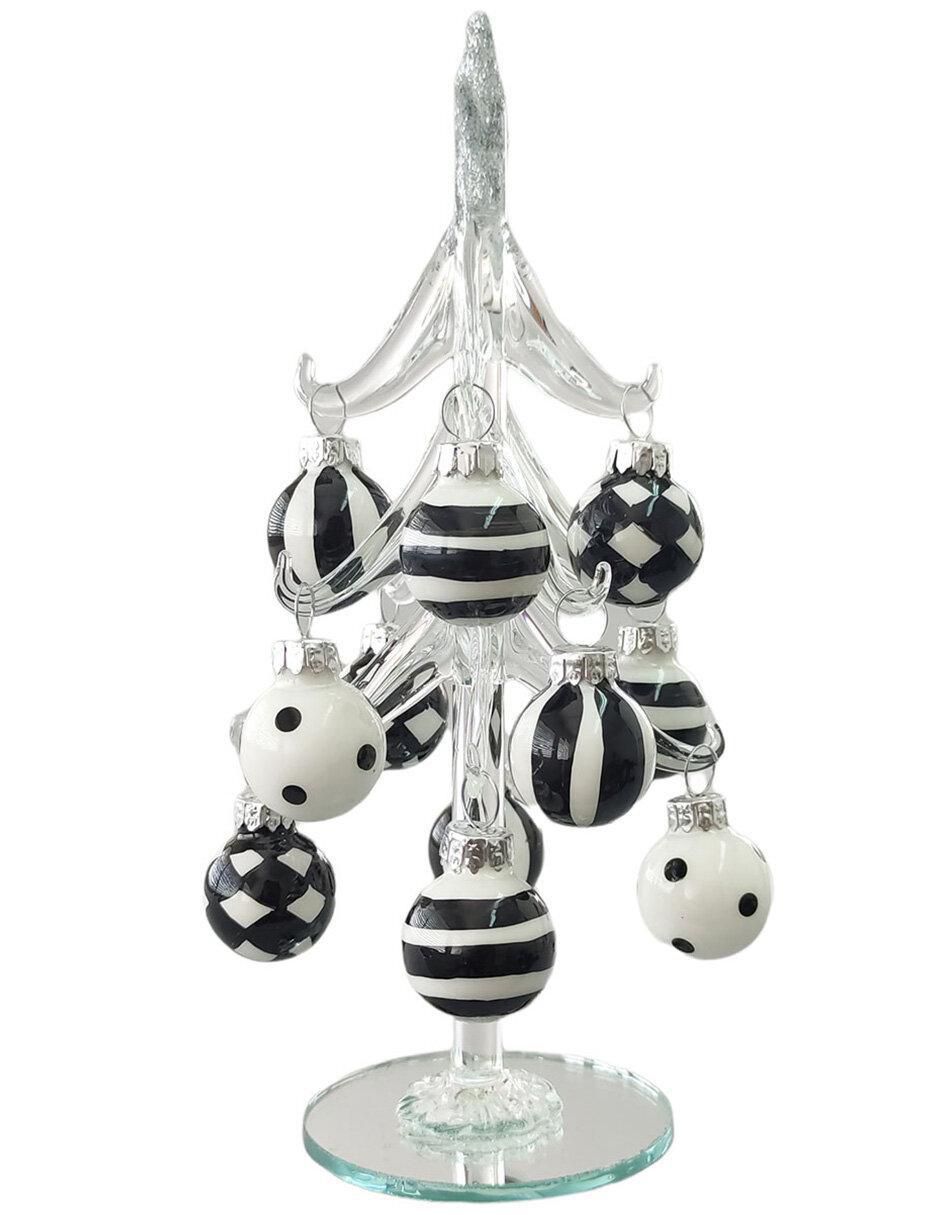 Figura decorativa de árbol de vidrio 4