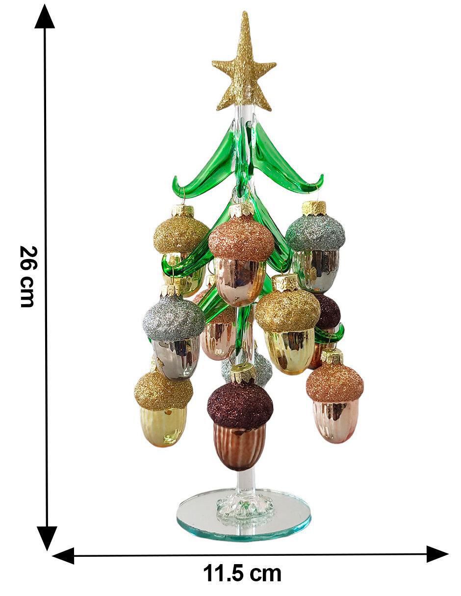 Figura decorativa de árbol de vidrio 4