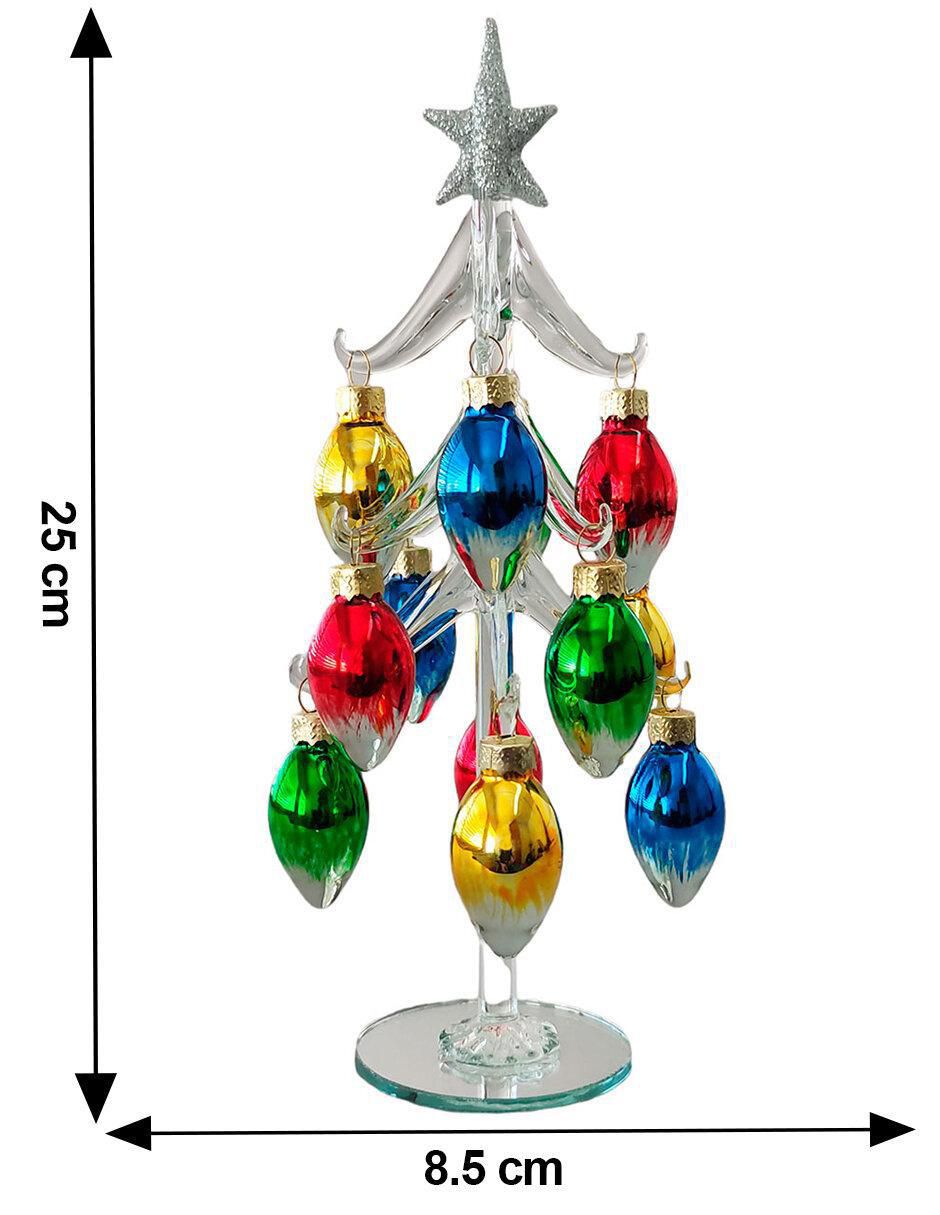 Figura decorativa de árbol de vidrio 4