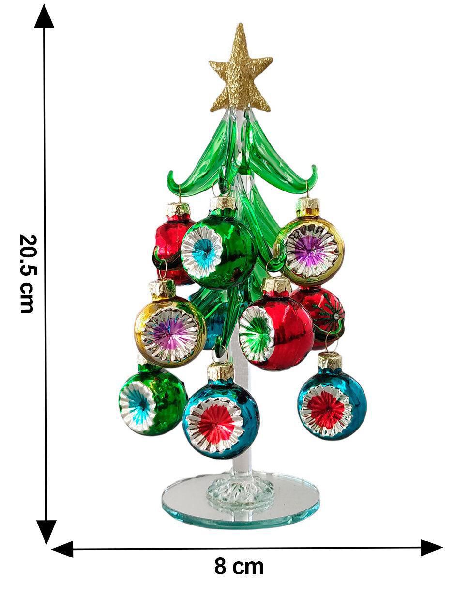 Figura decorativa de árbol de vidrio 4