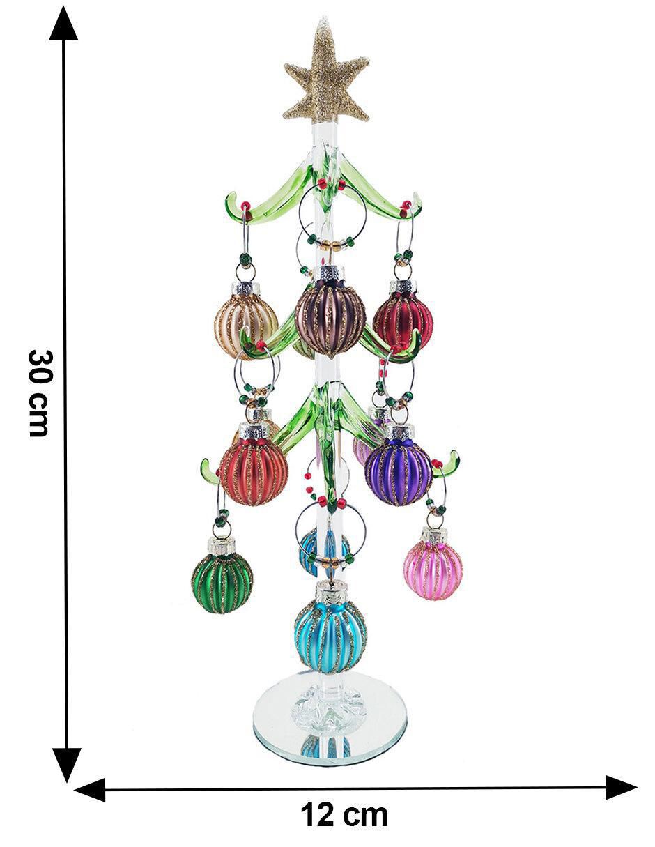 Figura decorativa de árbol de vidrio 4