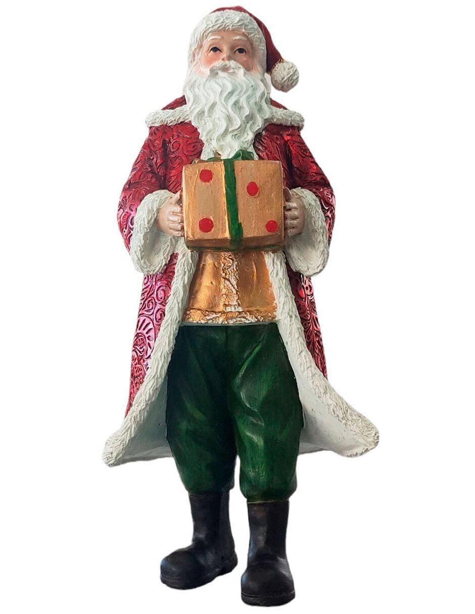 Figura decorativa de santa claus de resina Figura decorativa de santa claus de resina
