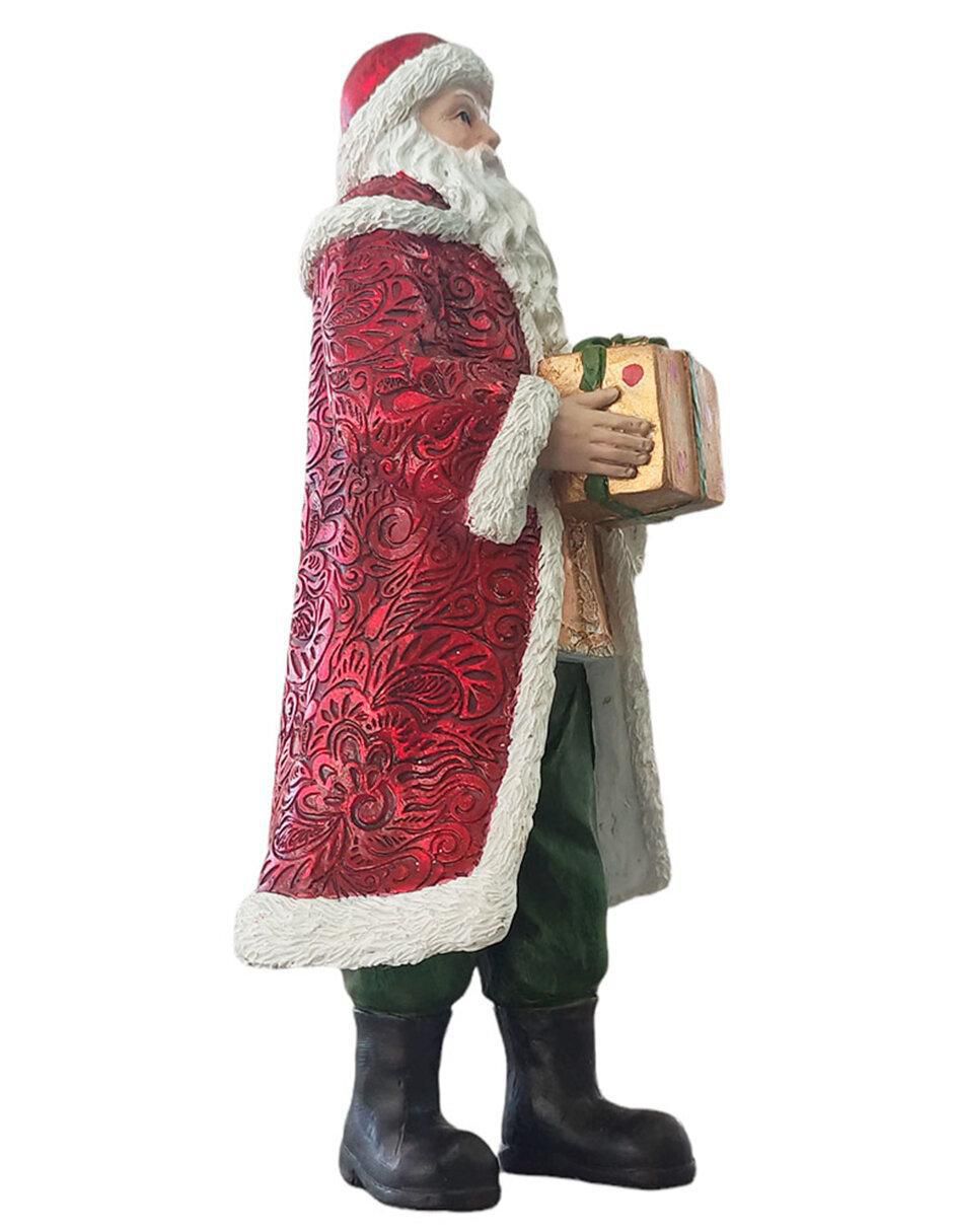 Figura decorativa de santa claus de resina 3