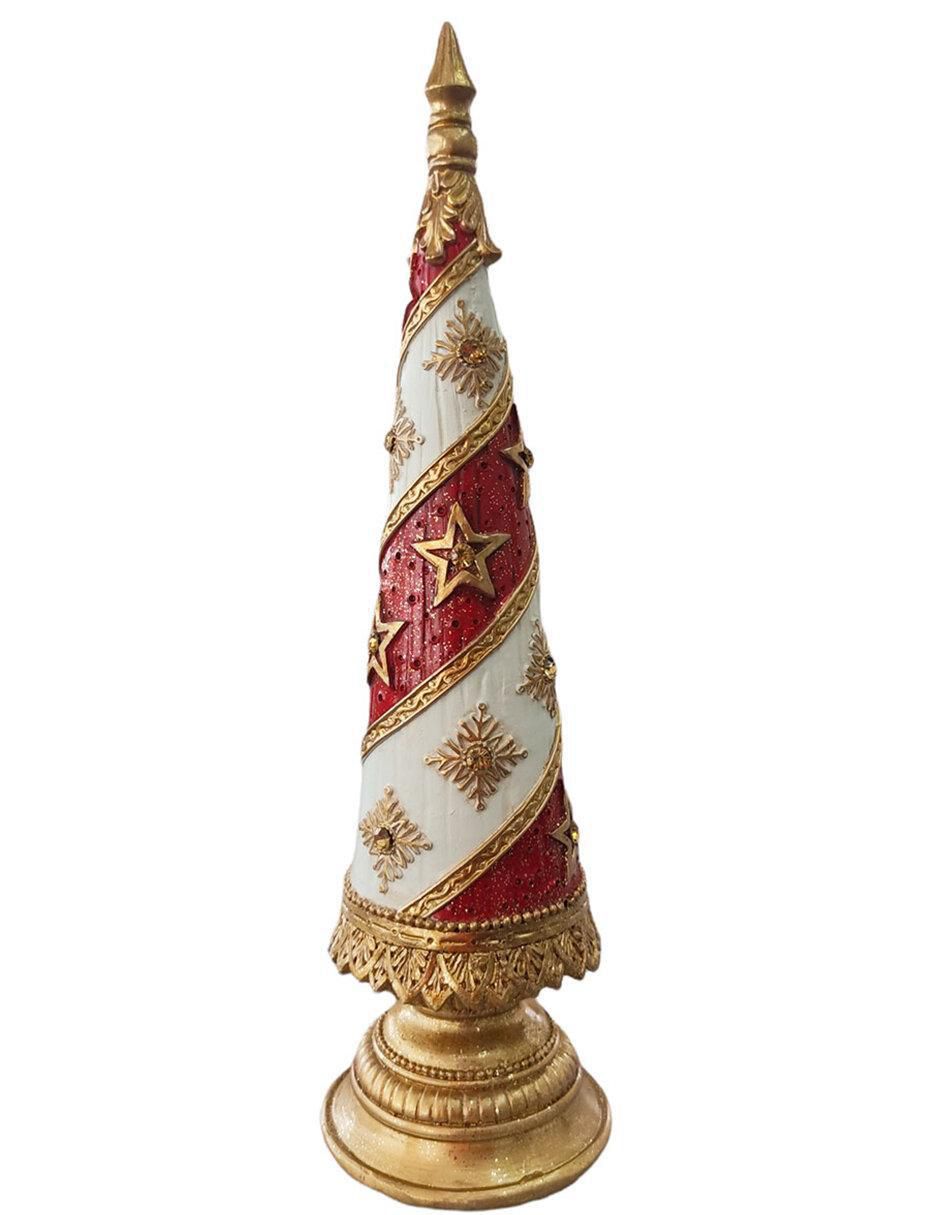 Figura decorativa de pino de resina