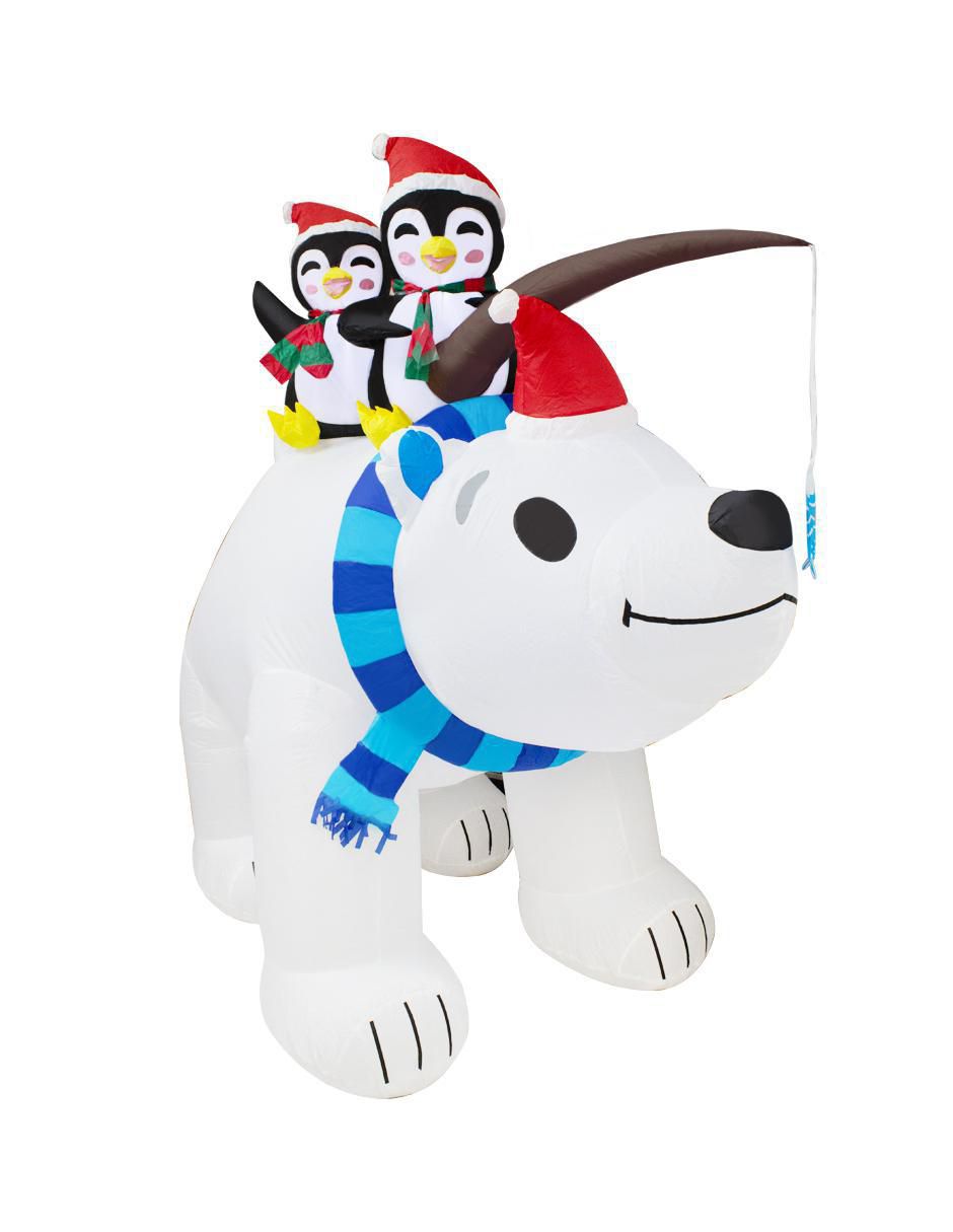 Inflable decorativo forma de oso 1
