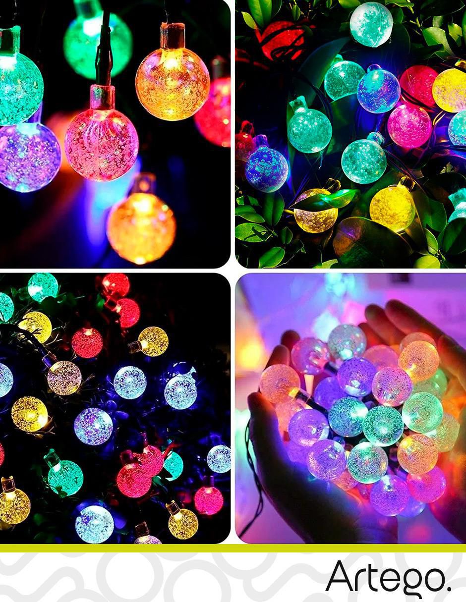 Serie LED Beckon store con 100 focos 2