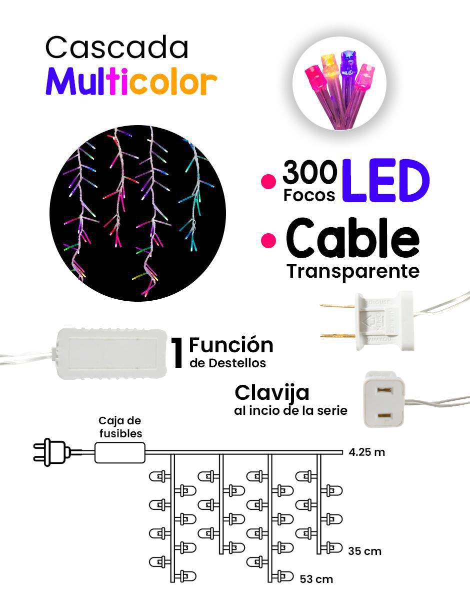 Serie LED L573123 con 300 focos 4