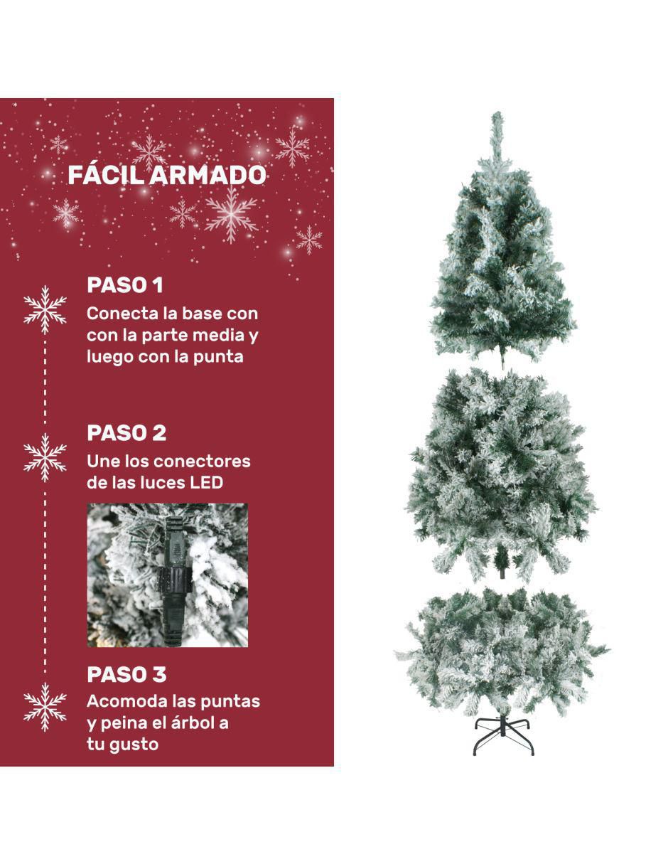 Árbol de navidad con 132 luces 6