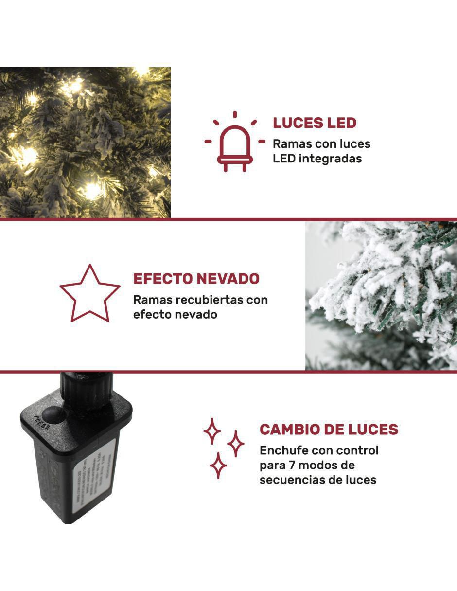 Árbol de navidad con 132 luces 8