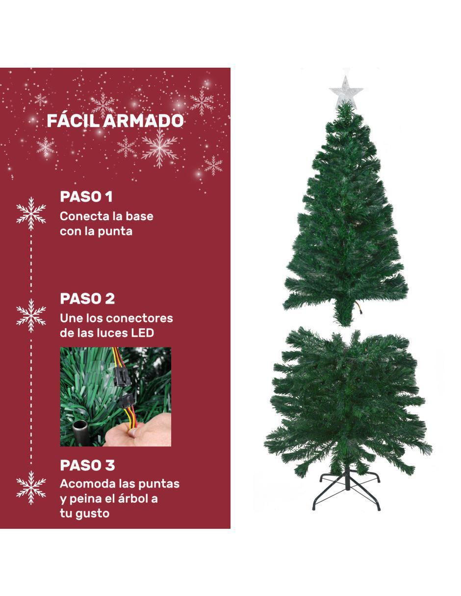 Árbol de navidad con 200 luces 6