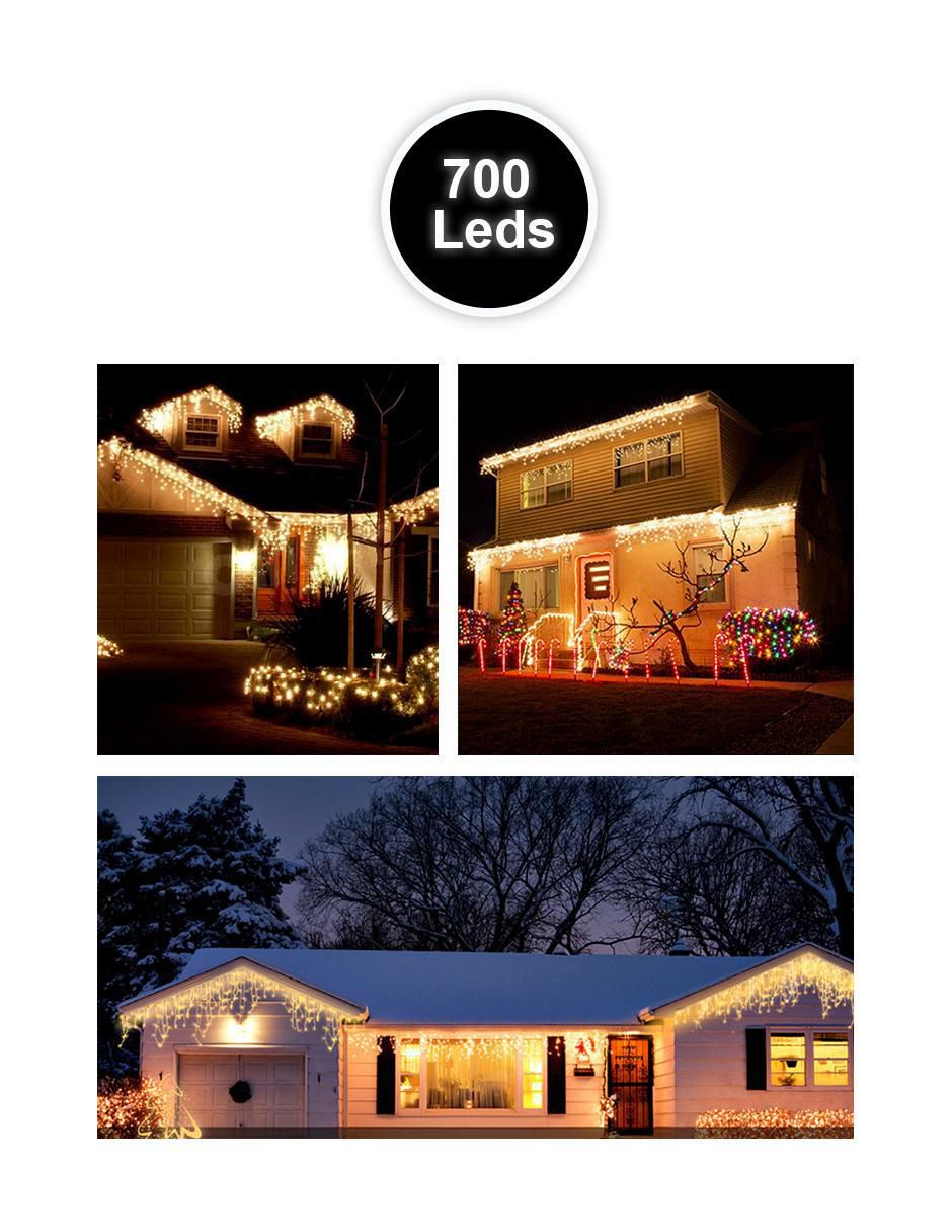 Serie led de led dosyu decoracion/series, luces y letrero luminoso dy-ice700l-csc con 700 luces