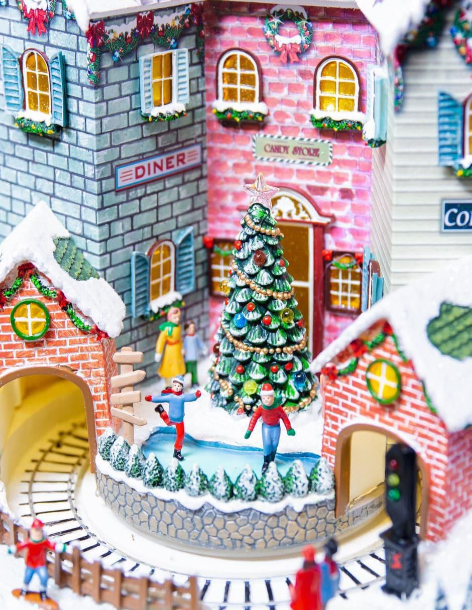 Figura decorativa de villa Roman Christmas 6