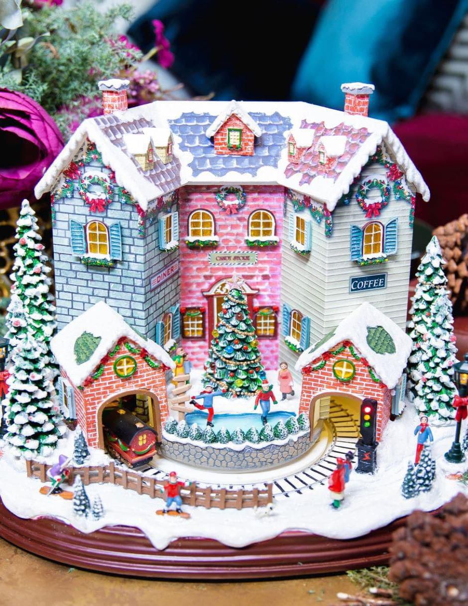 Figura decorativa de villa Roman Christmas 7