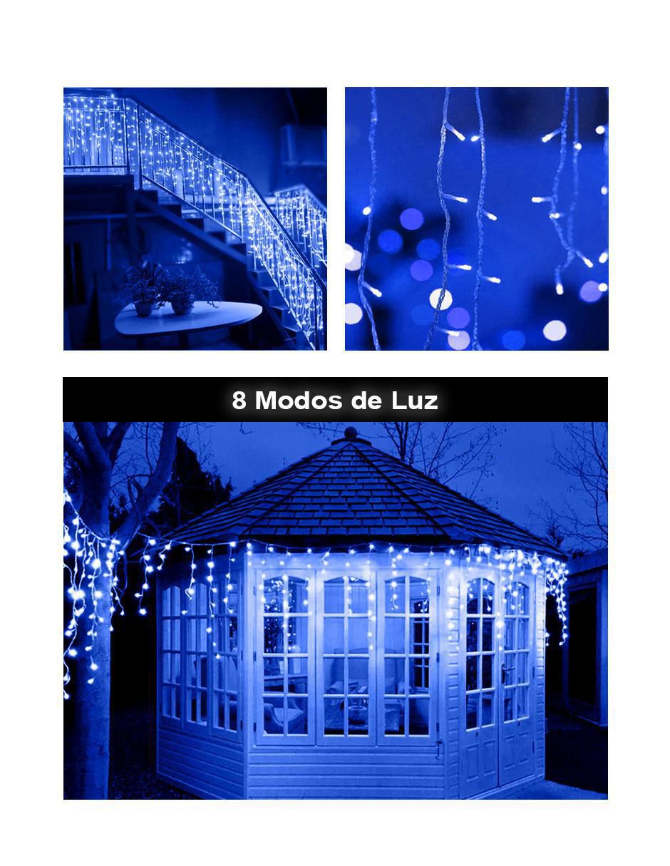 Serie led de led dosyu decoracion/series, luces y letrero luminoso dy-ice500l-csc con 500 luces