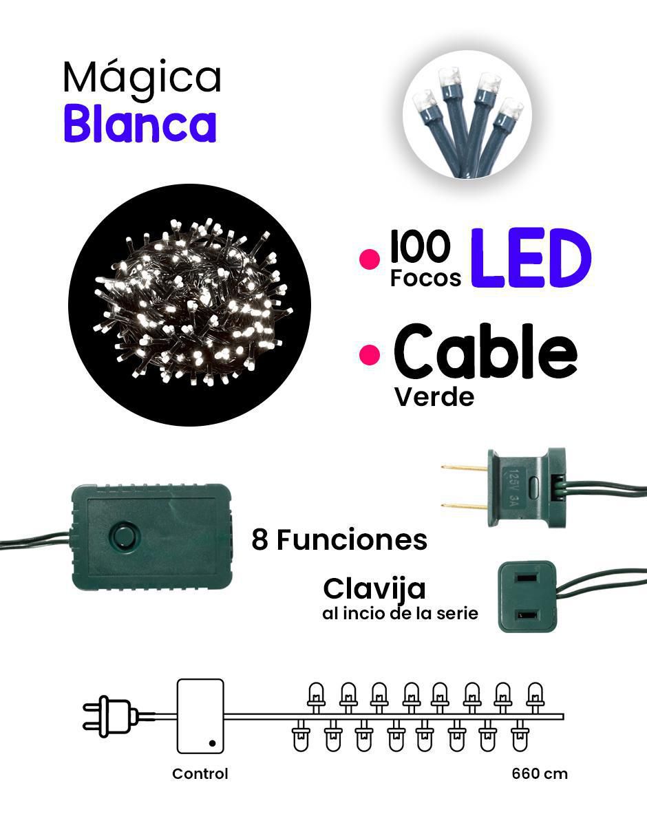 Serie LED L562272 con 100 focos 4