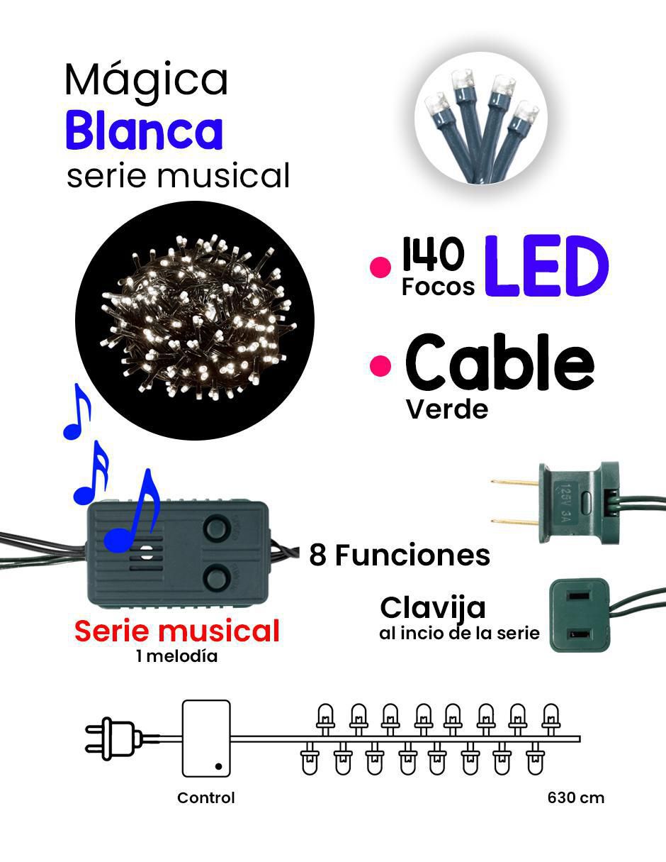 Serie LED L562229 con 144 focos 6