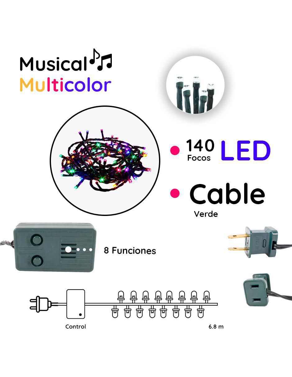 Serie LED L562228 con 144 focos 5