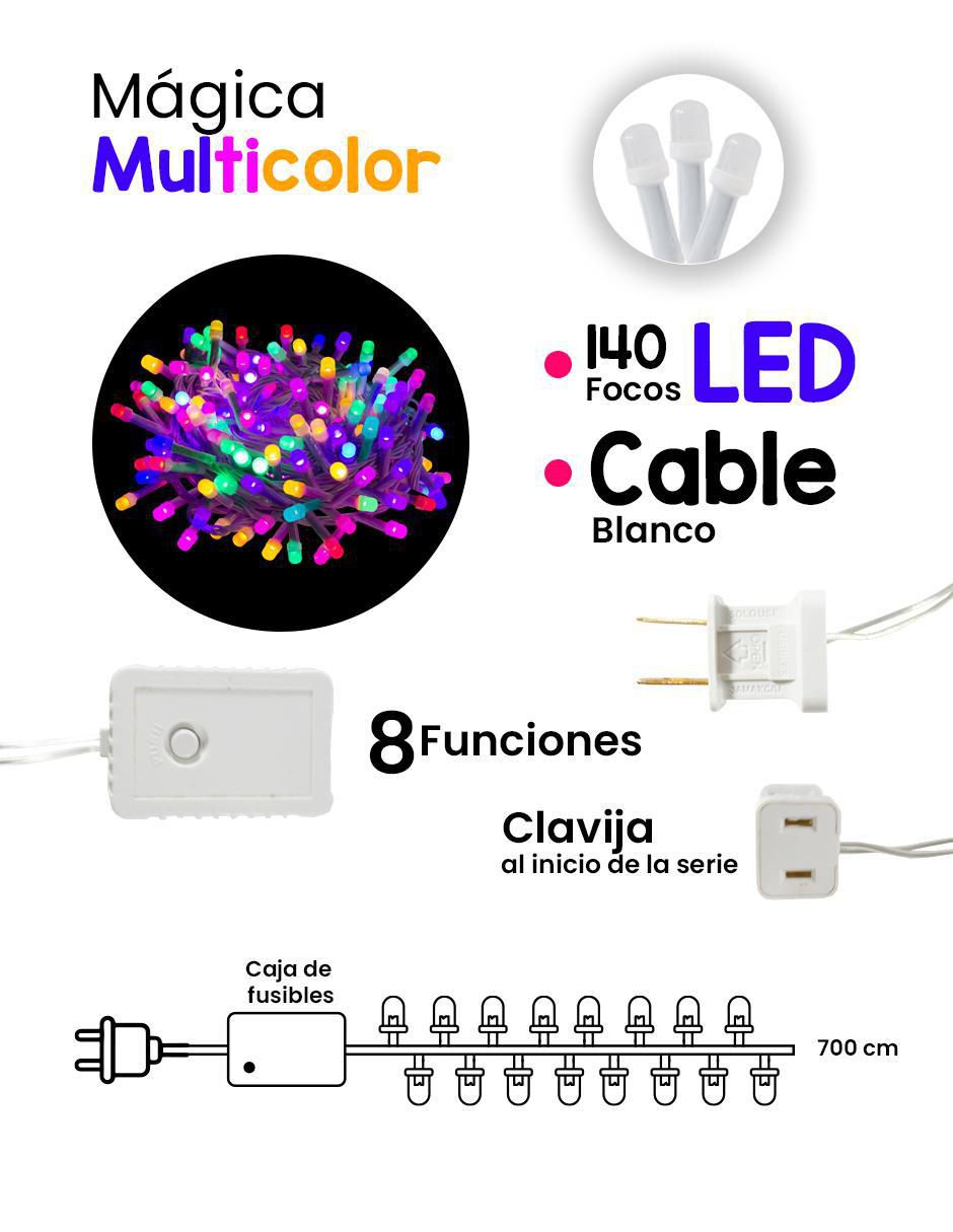 Serie LED L564003 con 144 focos 5
