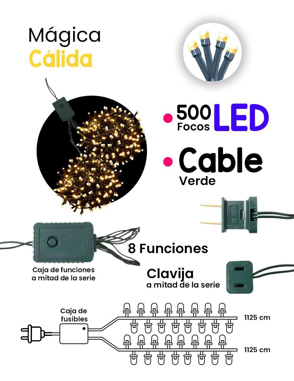 Serie LED L562313 con 500 focos