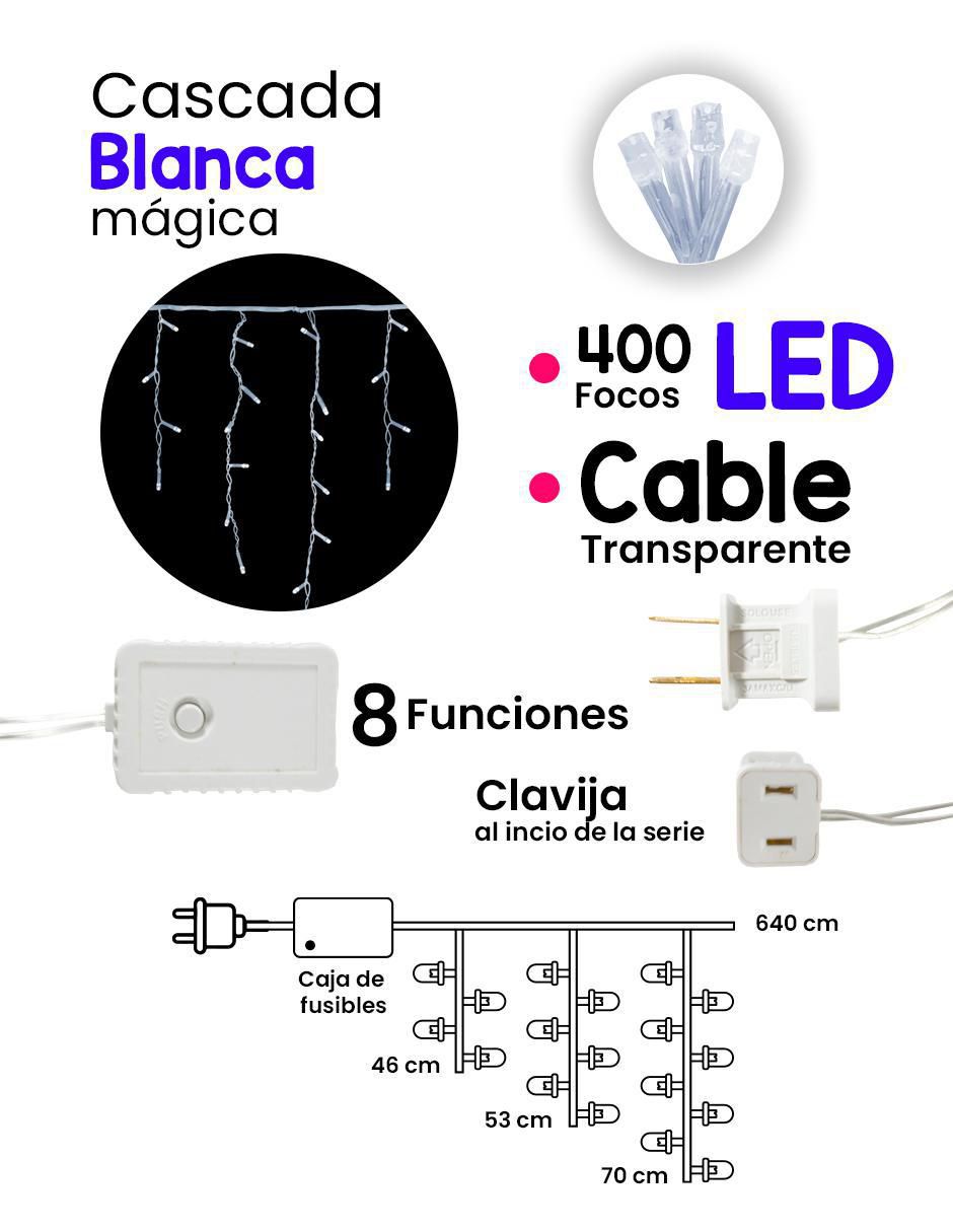 Serie LED L554426 con 400 focos 4