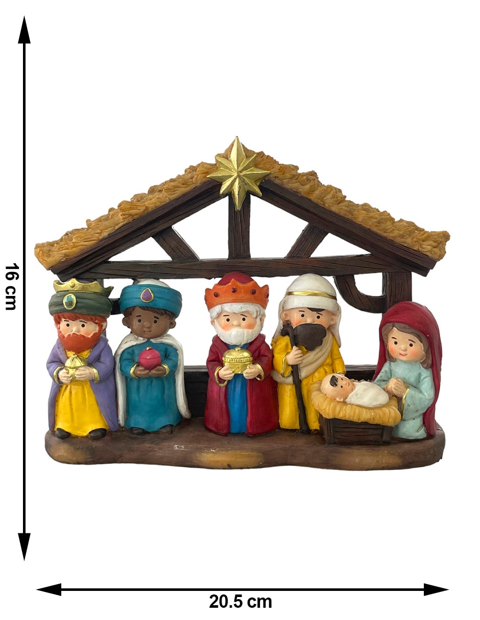 Nacimiento navideño de poliresina 6