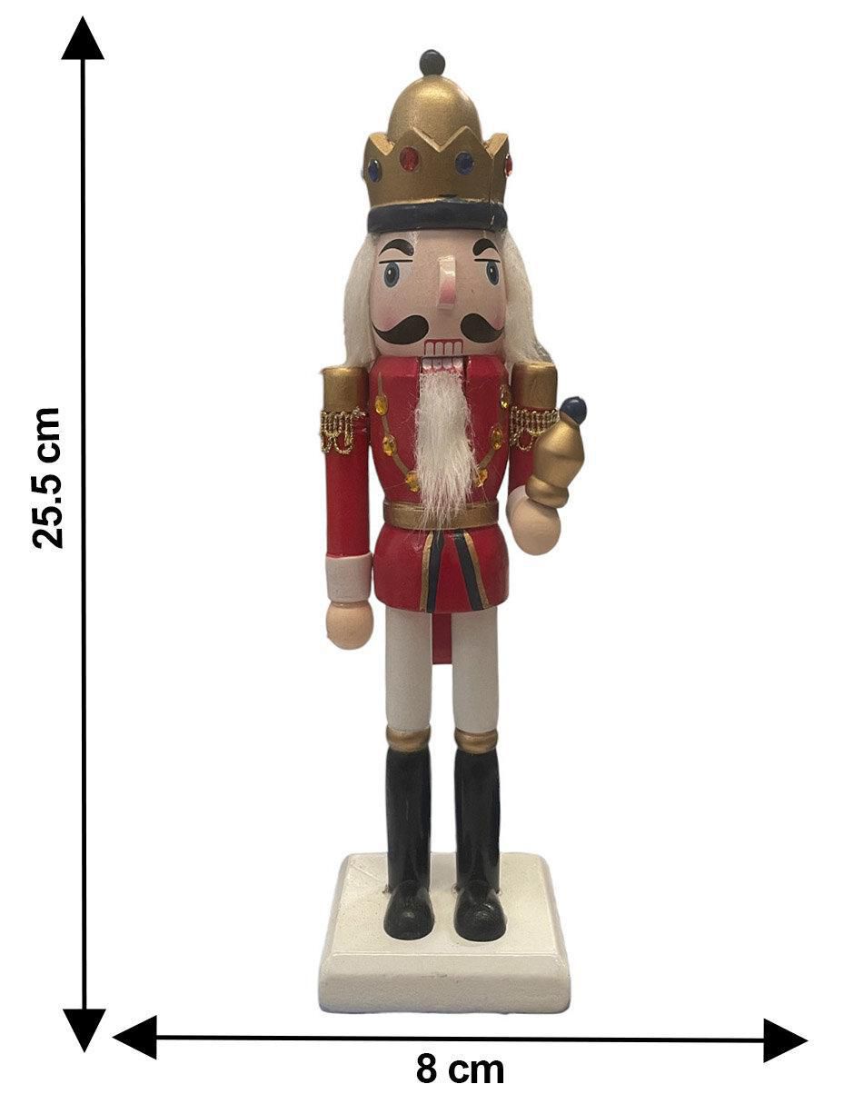 Figura decorativa de cascanueces de madera 3