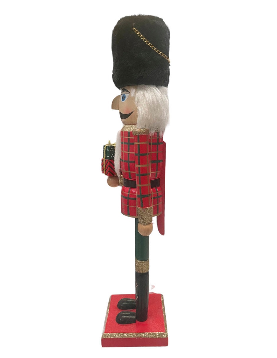 Figura decorativa de cascanueces de madera 3