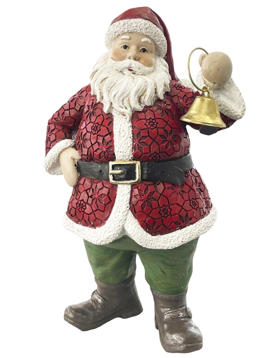 Figura decorativa de santa claus de resina Figura decorativa de santa claus de resina