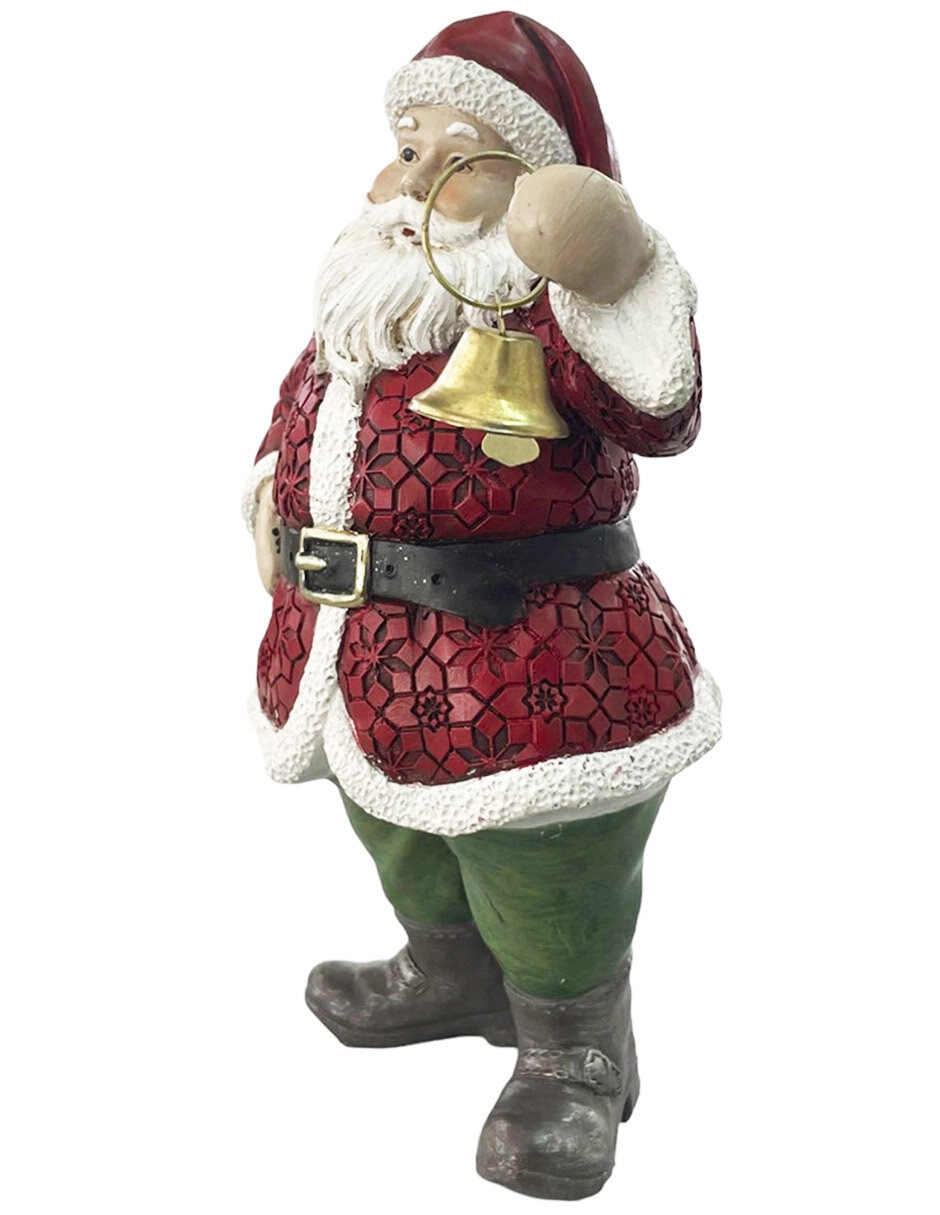Figura decorativa de santa claus de resina 3