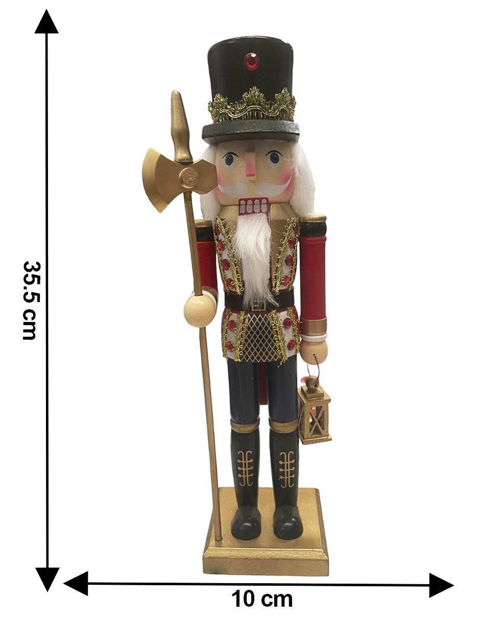 Figura decorativa de cascanueces de madera 3