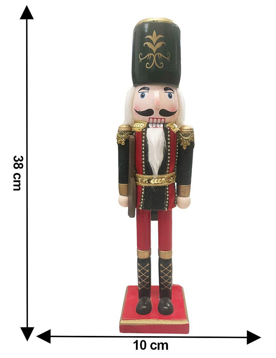 Figura decorativa de cascanueces de madera 3