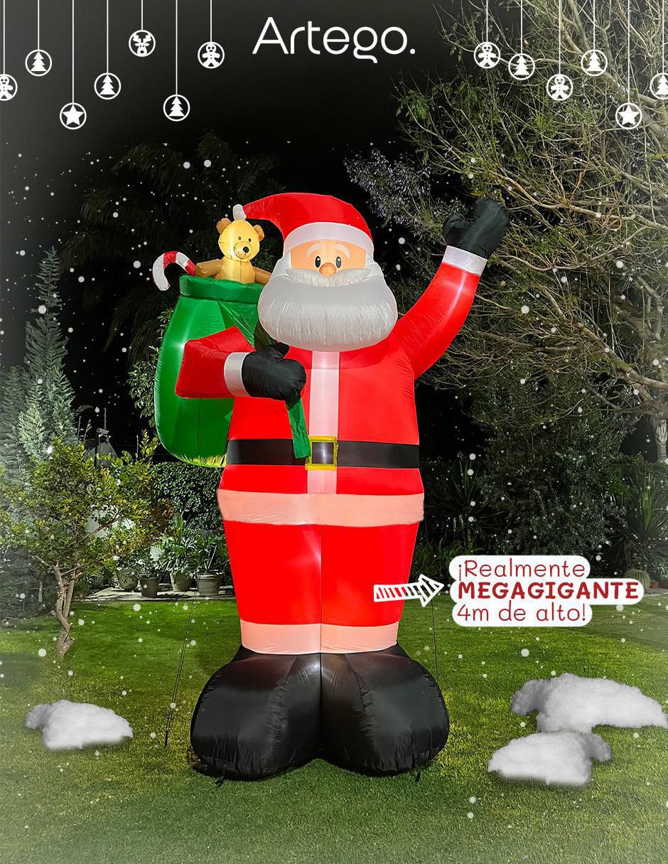 Inflable decorativo forma de santa claus 5