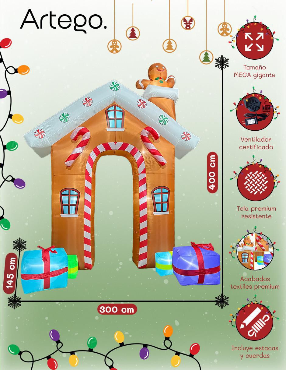 Inflable decorativo forma de galleta 2