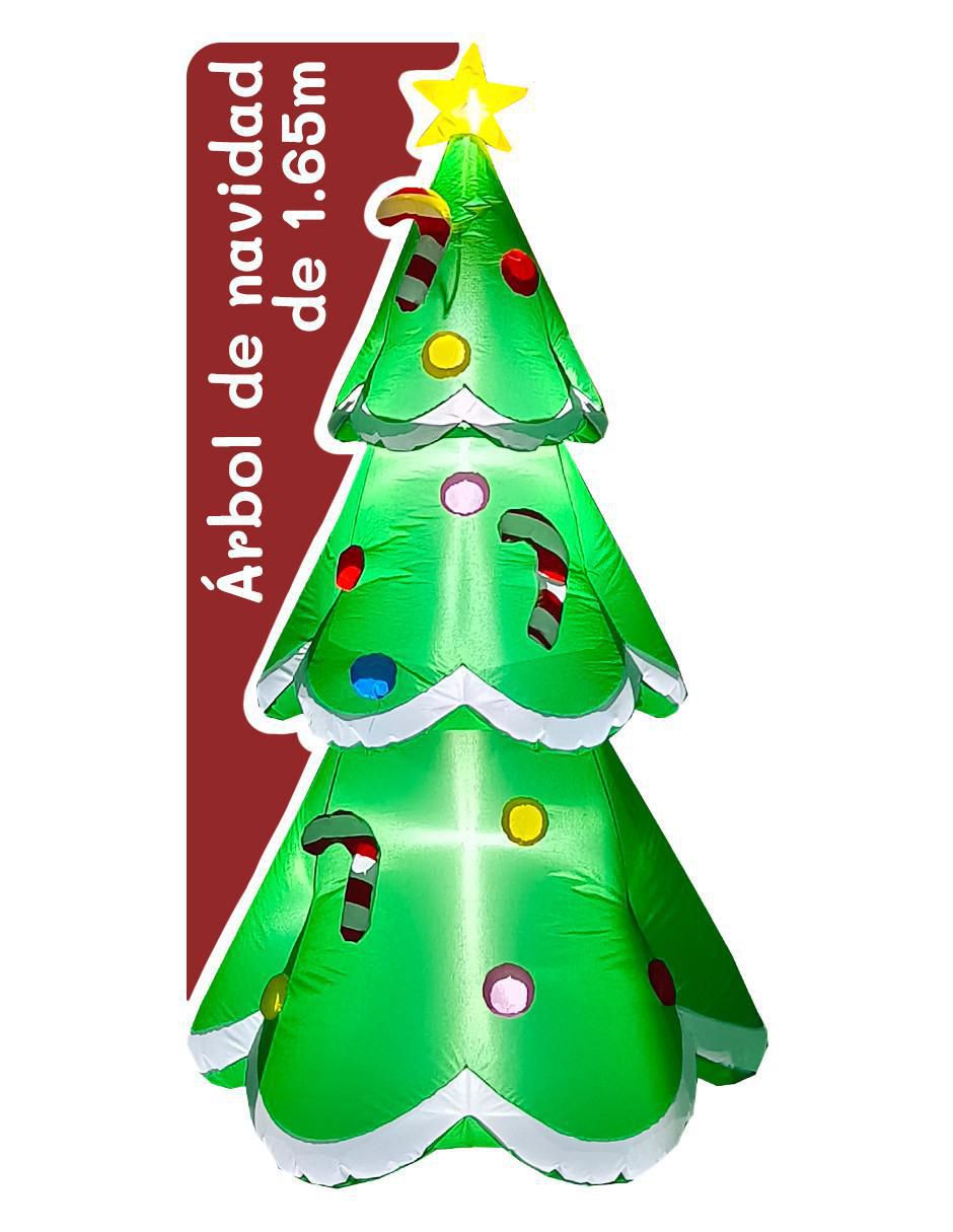 Inflable decorativo forma de árbol de navidad 7