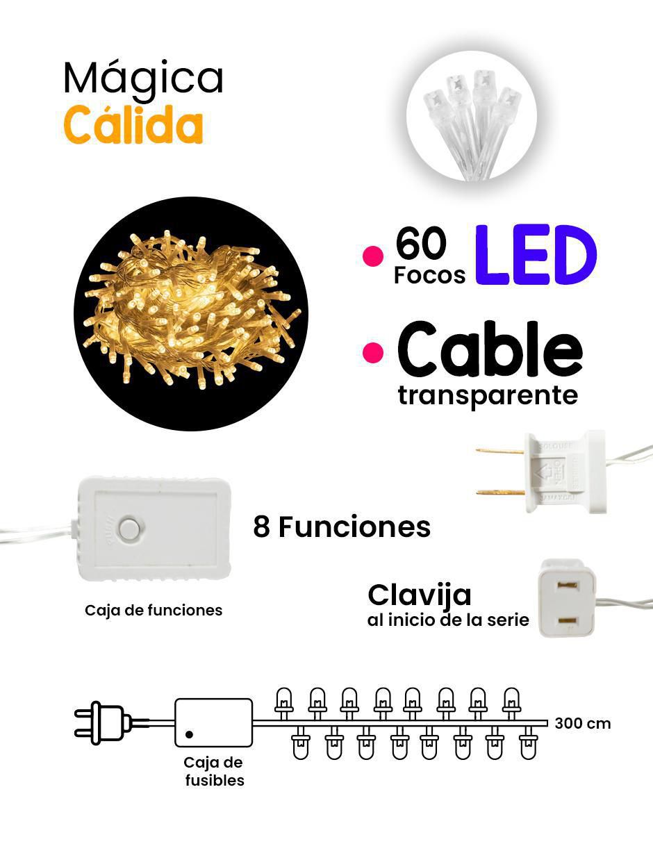Serie mini led LED L564026 con 60 focos 5