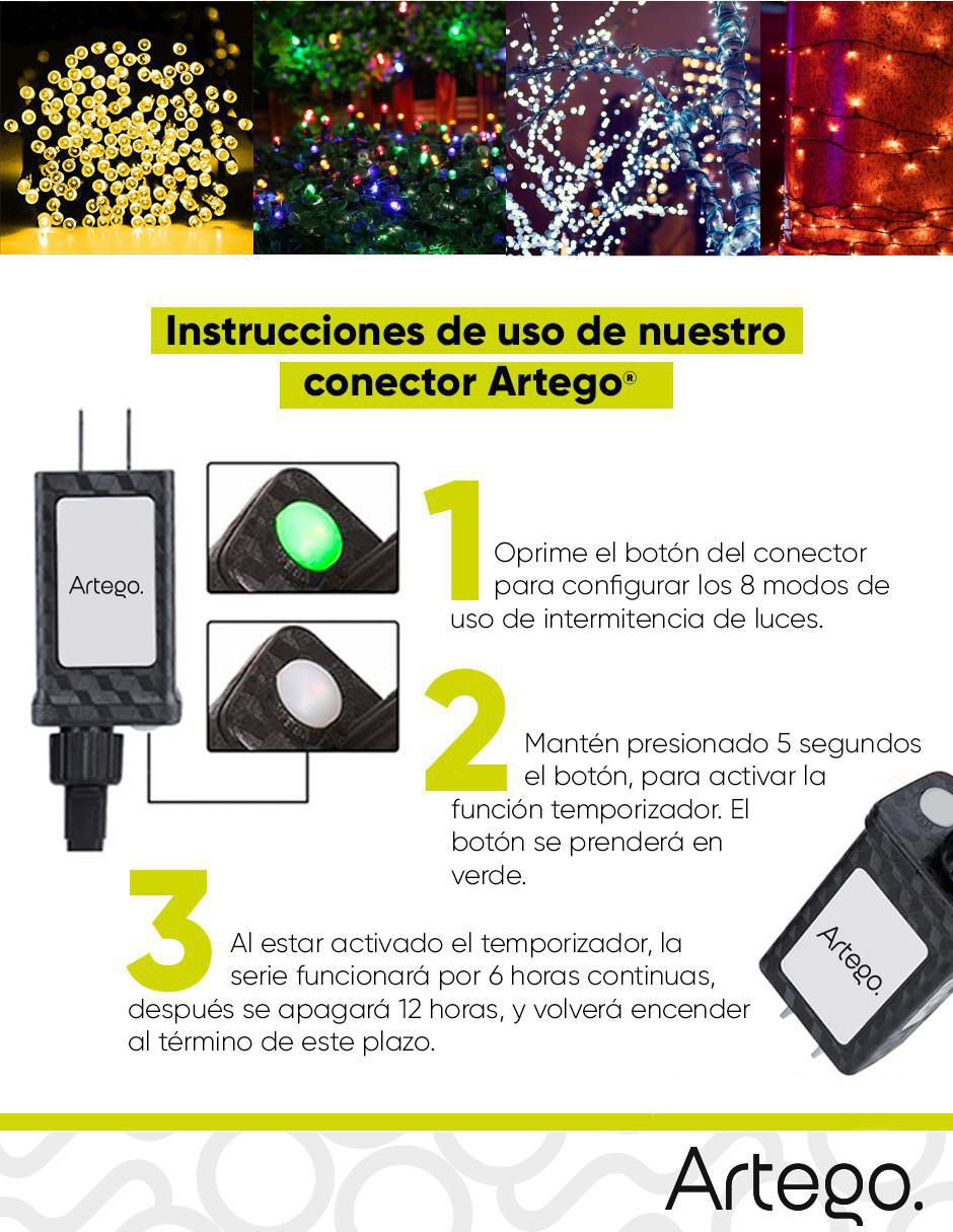 Serie LED con 100 focos 8