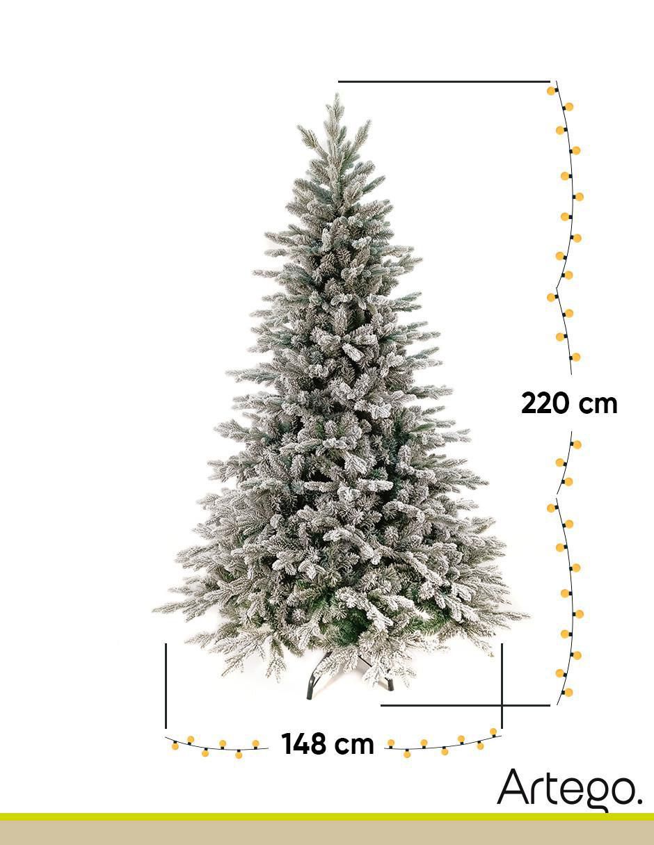 Árbol de navidad Nevado Eastern Hemlock 6