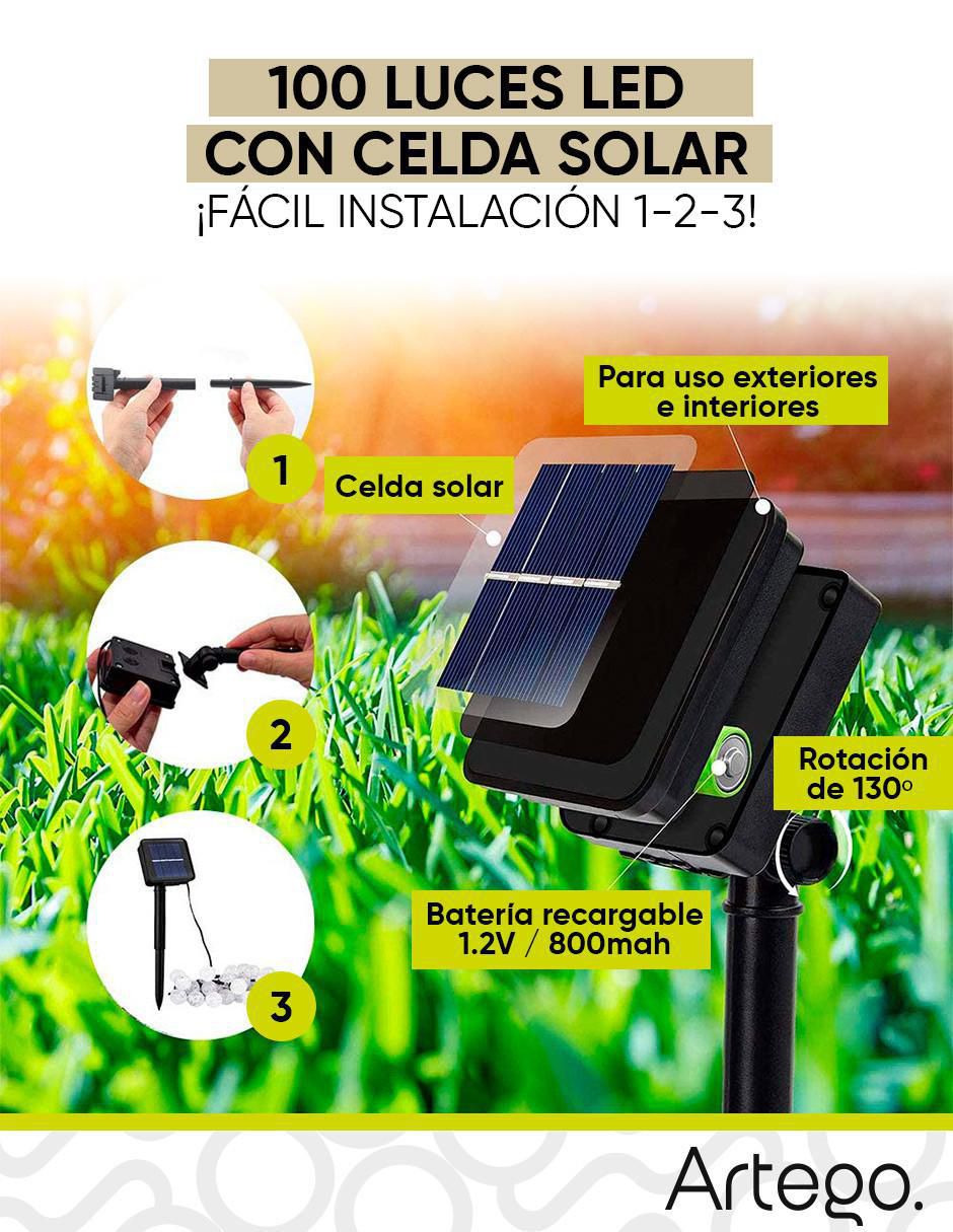 Serie LED con 100 focos 5