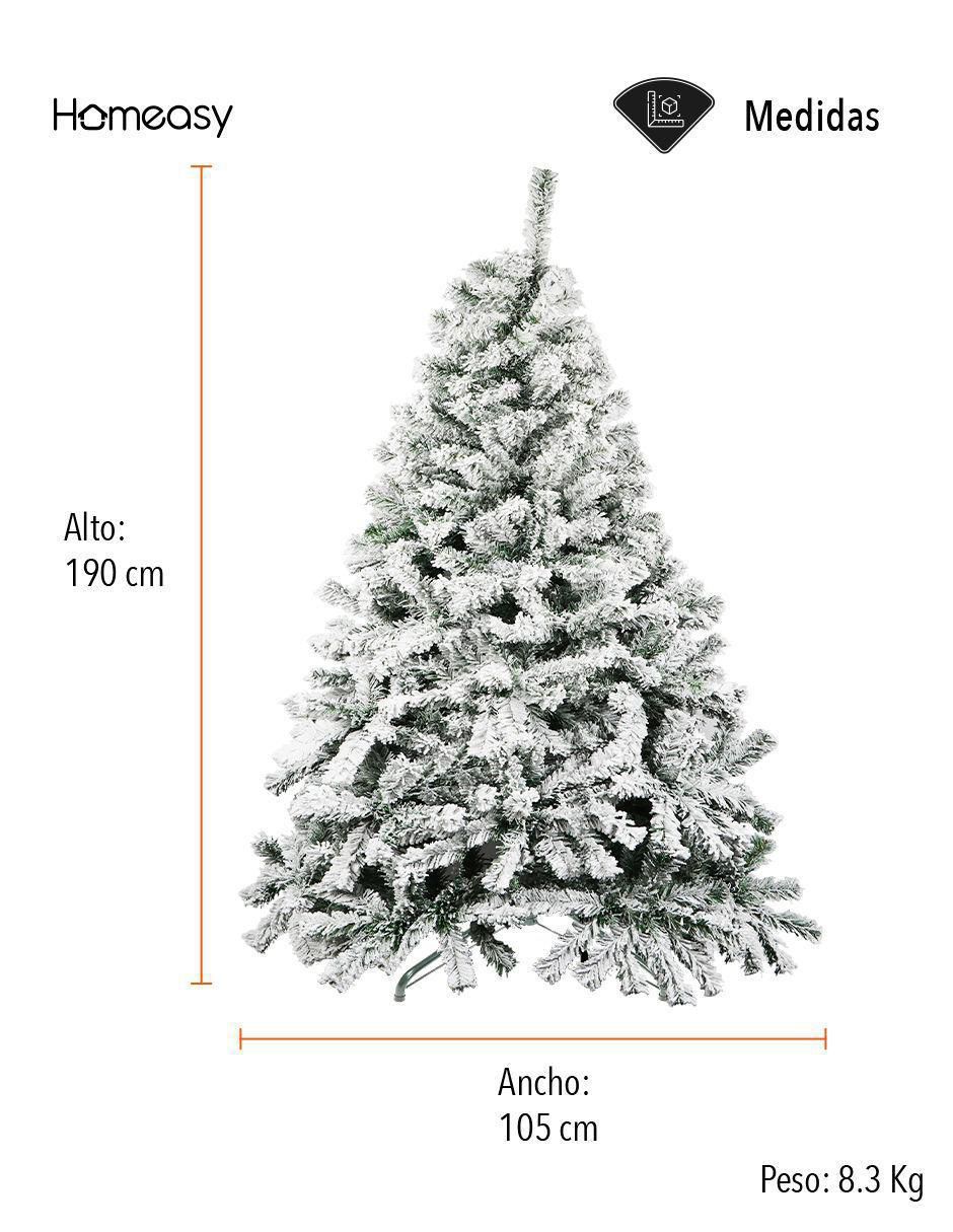 Árbol de navidad Escarchado de plástico 5